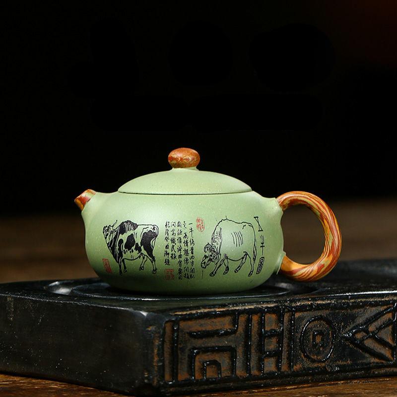 

200ml Yixing Purple Clay Teapots Ball Hole Filter Pot Beauty Kettle Ore Handmade Household Zisha Tea