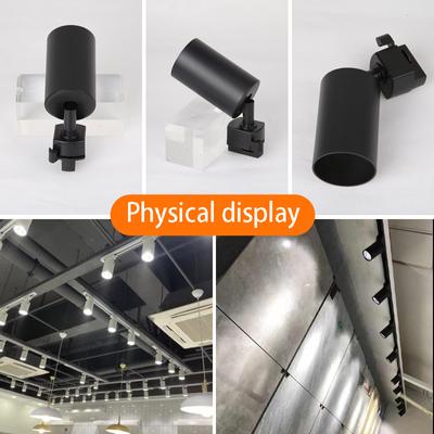 Spot LED Schienenleuchten GU10 Schienenbeleuchtung Schiene Deckenleuchte für Heimdekoration Bekleidungsgeschäft Schlafzimmer Deckenlampe LED-Strahler