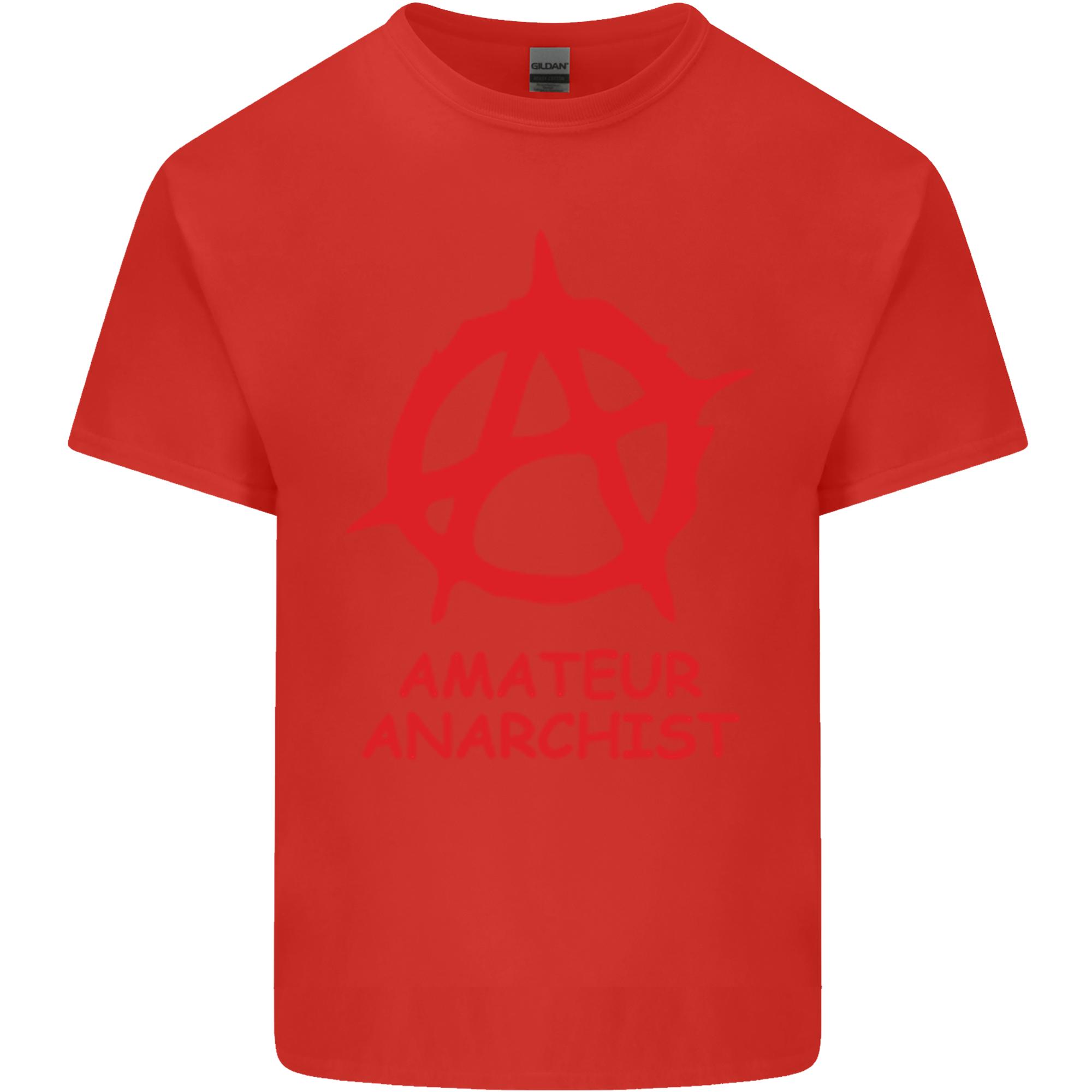 Amateur Anarchist Anarchism Activist Funny Unisexs Light Cotton TShirt S