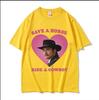 2026 Summe Pedro Pascal Save The Horse Ride A Cowboy Graphic T Shirts Unisexs Women High Quality 100 Pure Cotton Printed Tshirt