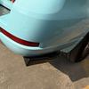 Universal Plastic Rear Diffuser Side Spats with Carbon Fiber Finish Vehicle Rear Bumper Corner Guards for Active Styling