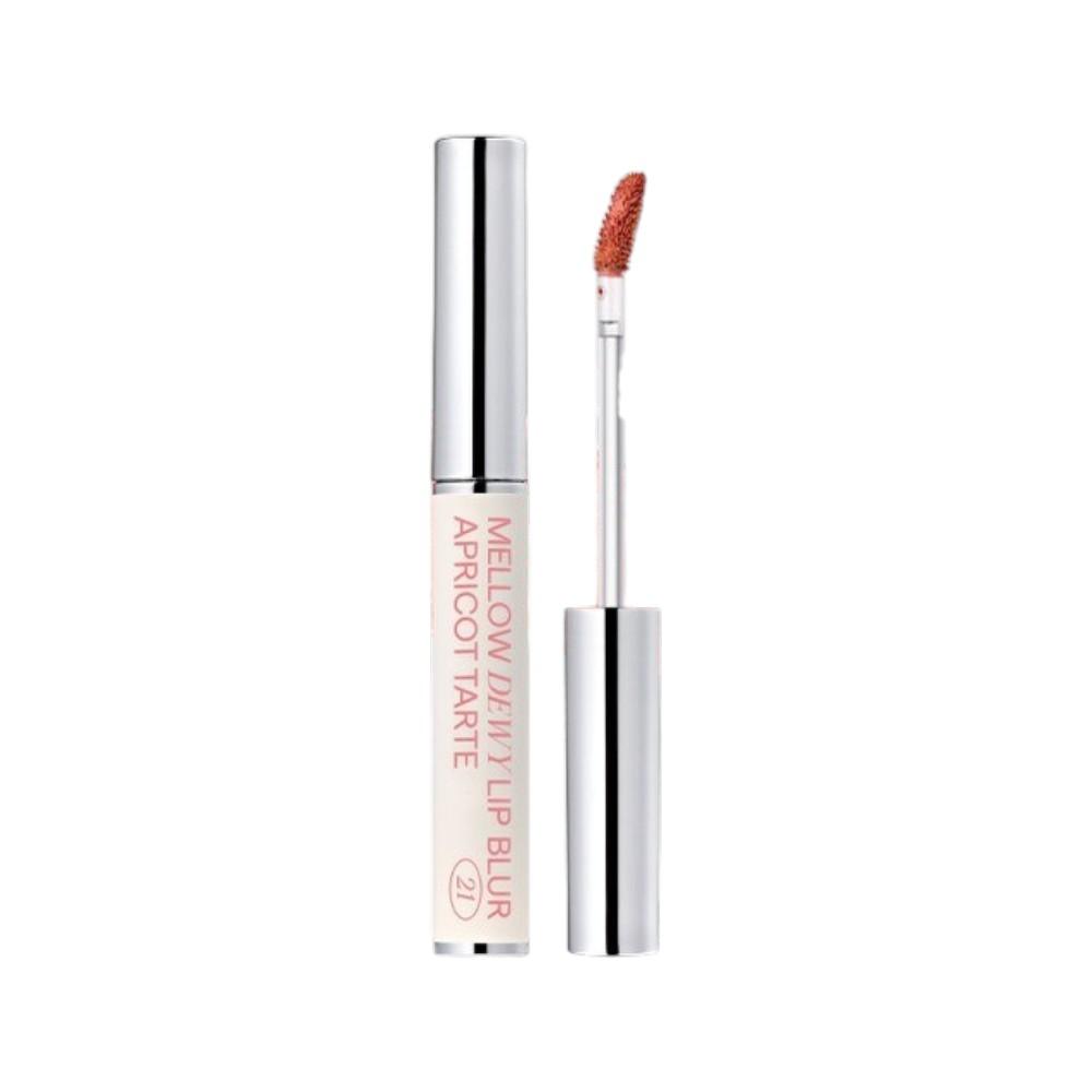 SISTER ANN Mellow Dewey Lip Blur 21 Apricot Tart - Hydrating Water-to-Blur Lip Tint for Soft-Focus Finish & Warm Apricot Beige Tone