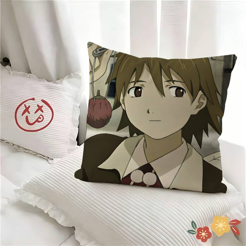 pc Anime Haibane Renmei Pillow Case Fashion Square Pillowcase Bedroom Sofa Room Ins Decoration Leisure
