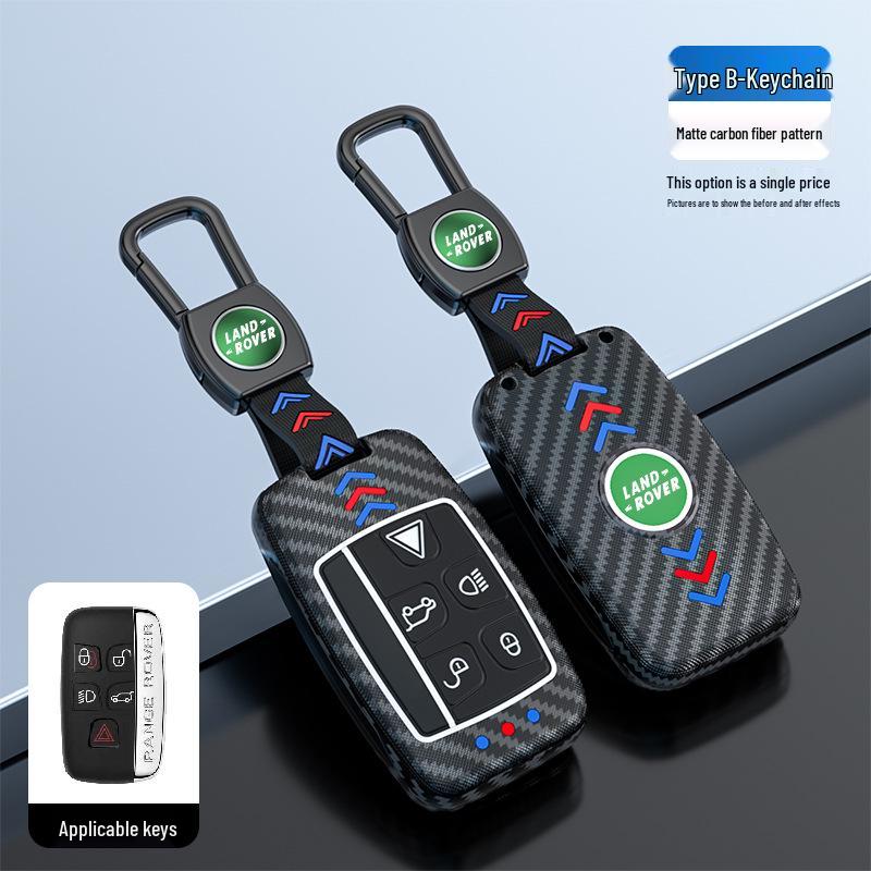 Land Rover Key Case for Range Rover, Discovery 5, Velar - Metal Buckle Shell for Men