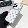 Luxury Glitter Polka Dot Phone Case for iPhone 17 16 15 14 Pro Max Sweet Cute Camera Protection Shockproof Bumper Cover Funda