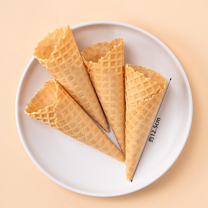 Original Cone Cake Decoration: Birthday Ice Cream Crispy Cone Topper, DIY Shell