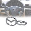 M6 M3 Mazda Center Badge Adhesive Car Interior Exterior Enhancements Vehicle