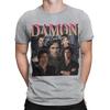 Damon Salvatore Film Fictief Personage Retro Vintage Heren T-shirts en kinder T-shirts