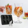 2Pcs Bigfoot-shaped Ice Tray BPA-Free Cavity Sasquatch Silicone 6 Shape Ice Cube