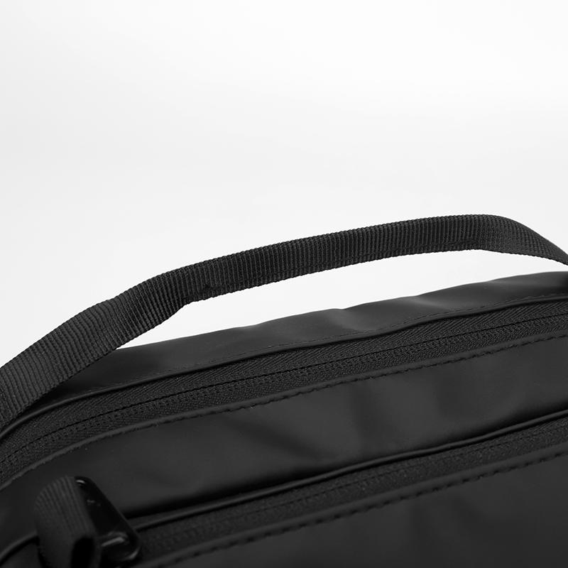 Men's Sports Crossbody Bag Multi-Pocket Small Square Bag Women Solid Color Shoulder Bag