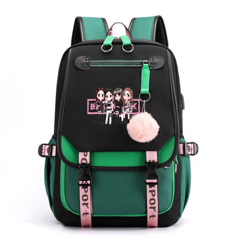 Mochila de Hombro Doble Cielo Estrellado de Blackpink Lisa 36-55l