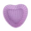 Pink Sweet Color Basket Plastic Fruit Storage Basket Durable Sundries Organizer  Debris