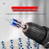 Universal Anti-Slip Magnetic Screwdriver Bit with Strong Magnetic Ring