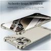 Luxury Alien Titanium Alloy Bumper Phone Case for IPhone 15 13 12 14 Pro Max 15Plus Metal Lens Film Protection Corner Pads Cover