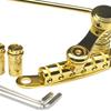 TTETTZ Professional Electric Guitar Bridge Stop Bar Replacement Parts Gold