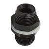 Fuel Cell Bulkhead Fitting with PTFE Washer Black Anodized 6061‑T6 Aluminum Alloy Connector for Most Fluid