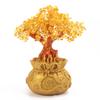 Crystal Tree Crystal Ornaments Money Bag Tree Home Craft Resin Money Bag Gift Wholesale Crystal Ornaments New Year Decoration