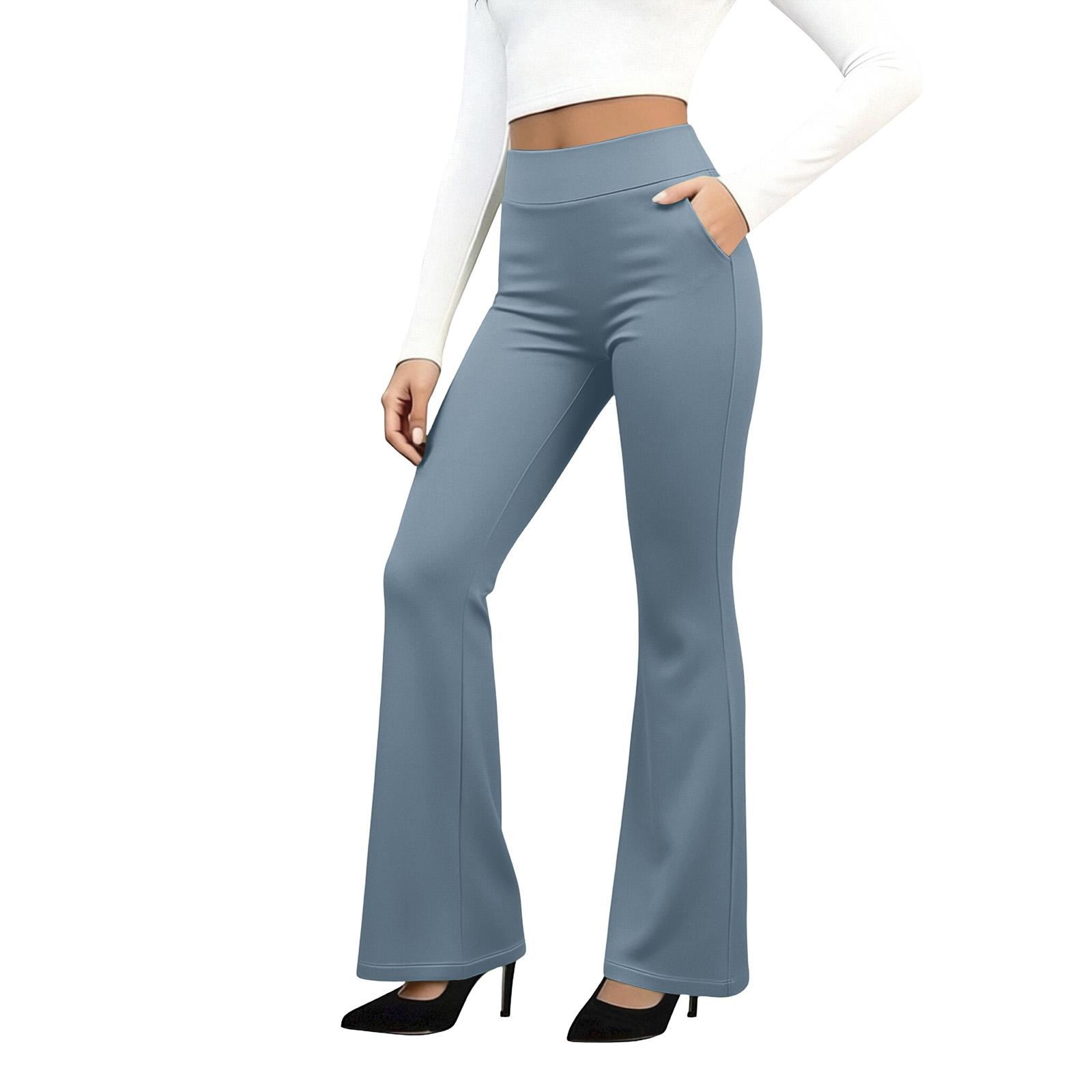 

Women s High Waist Yoga Pants, Women s Work Pants With Pockets M
