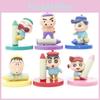 Adorable Crayon Shin-chan Figurine Set For Desktop Car Cake Decoration Collectible Pvc