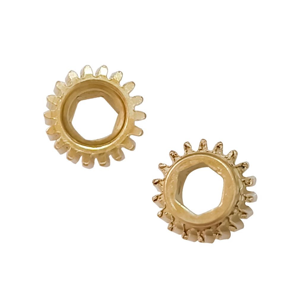 

Hexagonal Hole Guitar Tuning Peg with String Winder, 21/18/15 Teeth Gear Shaft 21 teeth single