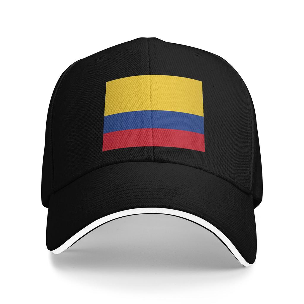 Colombia Flag Text Sun Baseball Cap Summer Unisex Adult  Design Trucker Hat Wholesale Casual Hunting Camping Baseball Caps