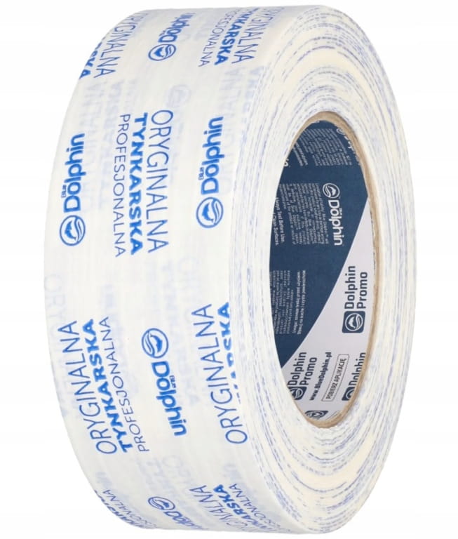 Dolphin Exterior Plastering Tape 48mmx50m, Waterproof for Rough Surfaces