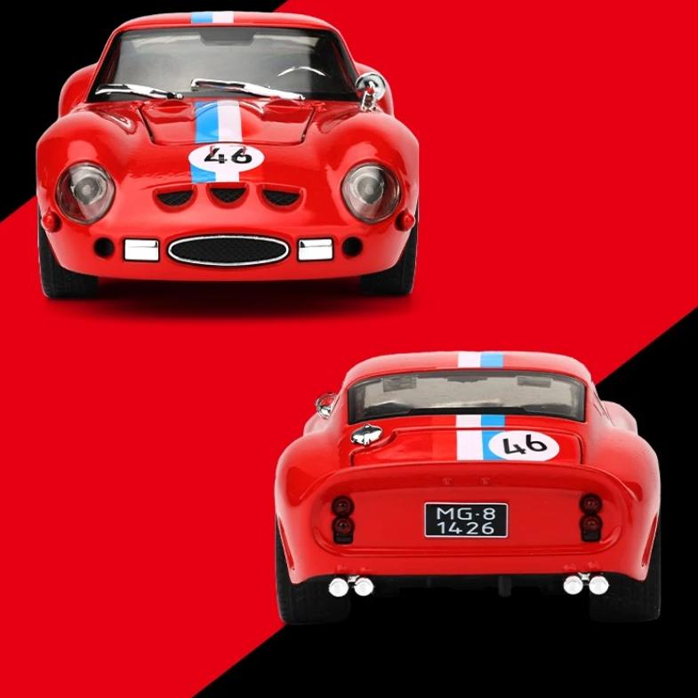1/32 Scale Ferrari 250 GTO Super Sports Car Alloy Diecast Model Car Metal Classic Love Collection Ornaments Birthday Gifts with Boyfriend Boy