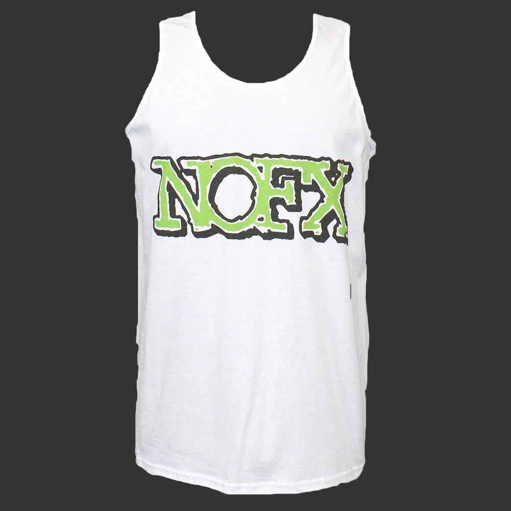 

NOFX Hardcore Punk Rock T-SHIRT vest top unisex white S-4XL S