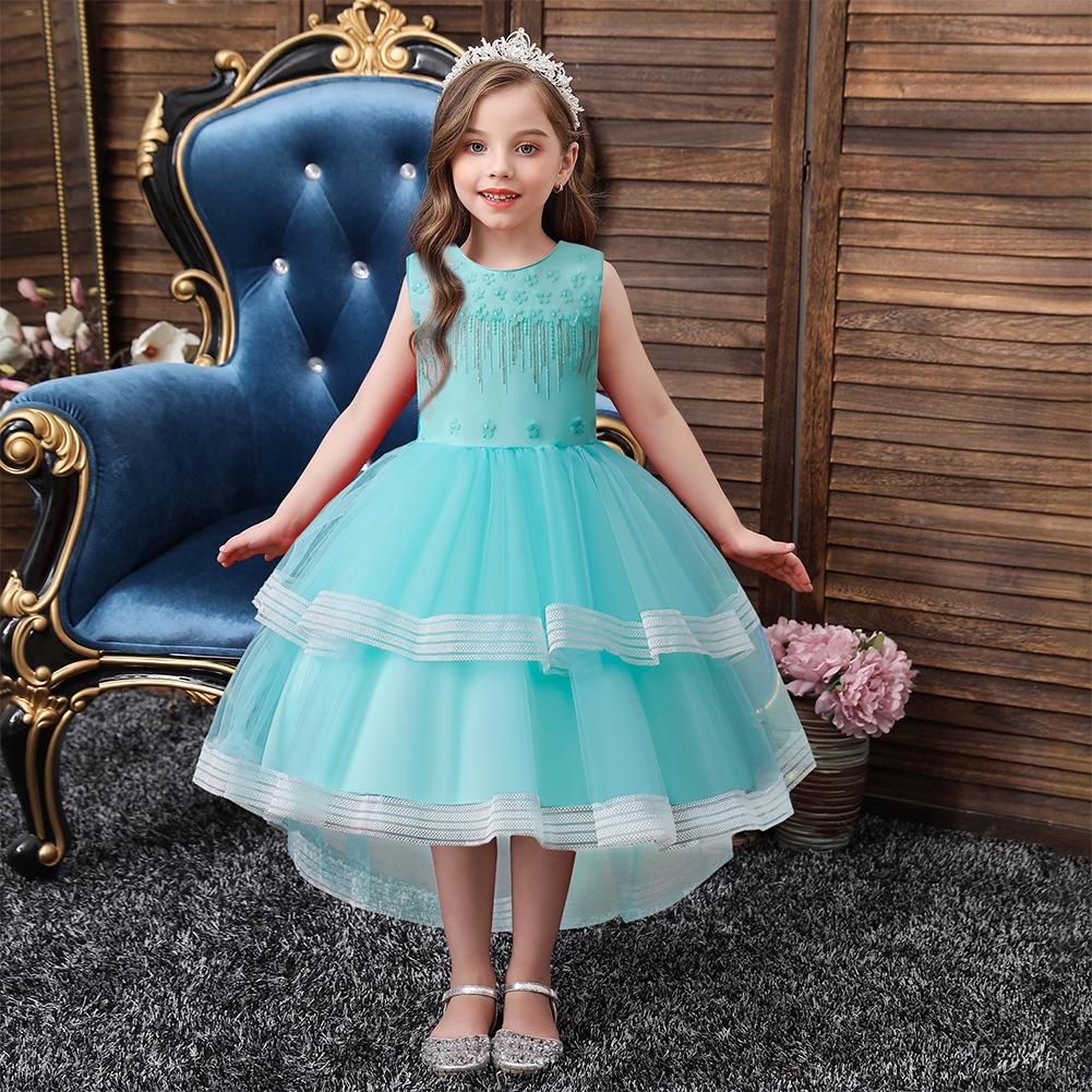 Blumenmädchenkleider, Prinzessinnenkleider für Kinder, Ballkleider mit Spitzenbesatz, Hochzeitskleider im Smoking-Stil für Mädchen, Outfits für Klavieraufführungen