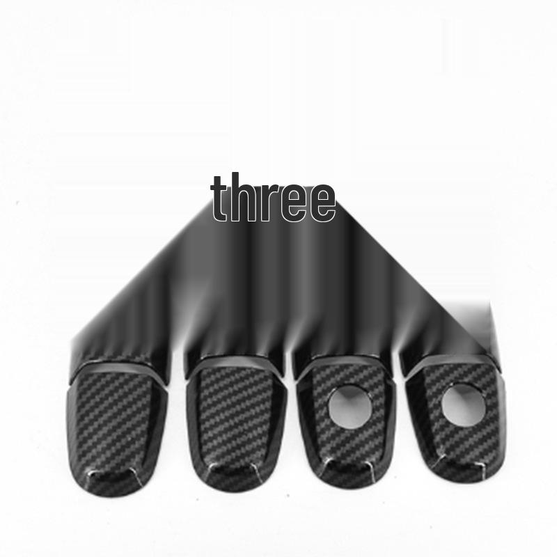 Fits 08-13 Toyota Corolla Axio Altis Carbon Fiber Door Handle Shell & Bowl