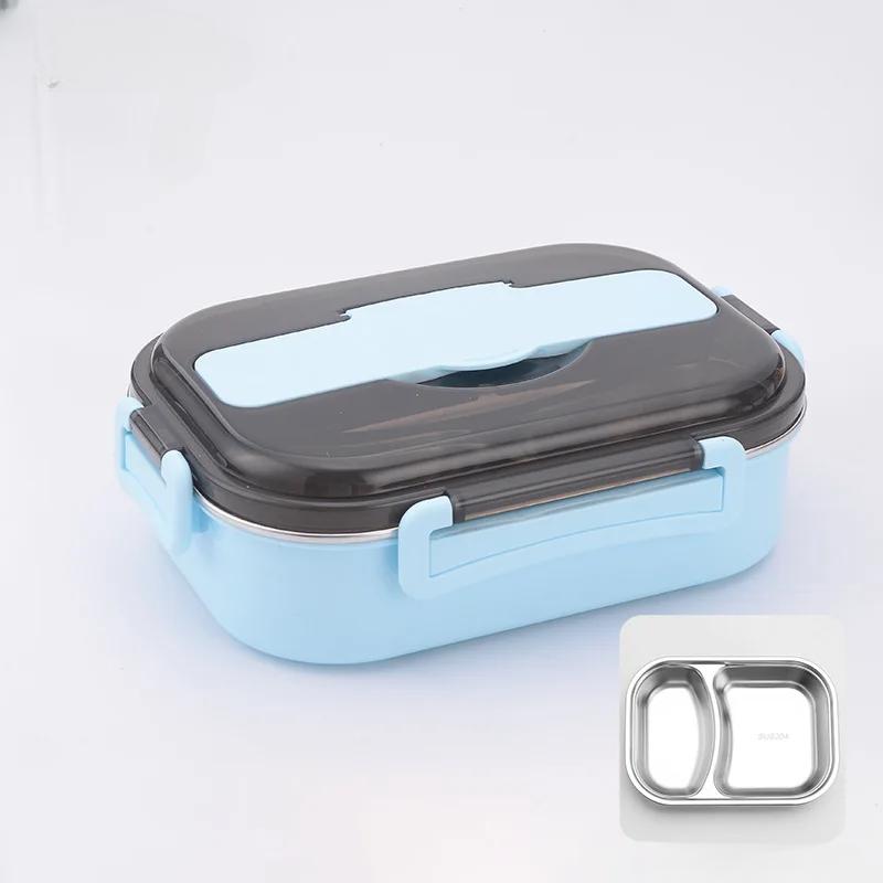 Lunch Box Food Container Thermal Insulated Stainless Steel Eco Friendly Bento 2/3 /4  Grid Lunchbox for Kids Food Container