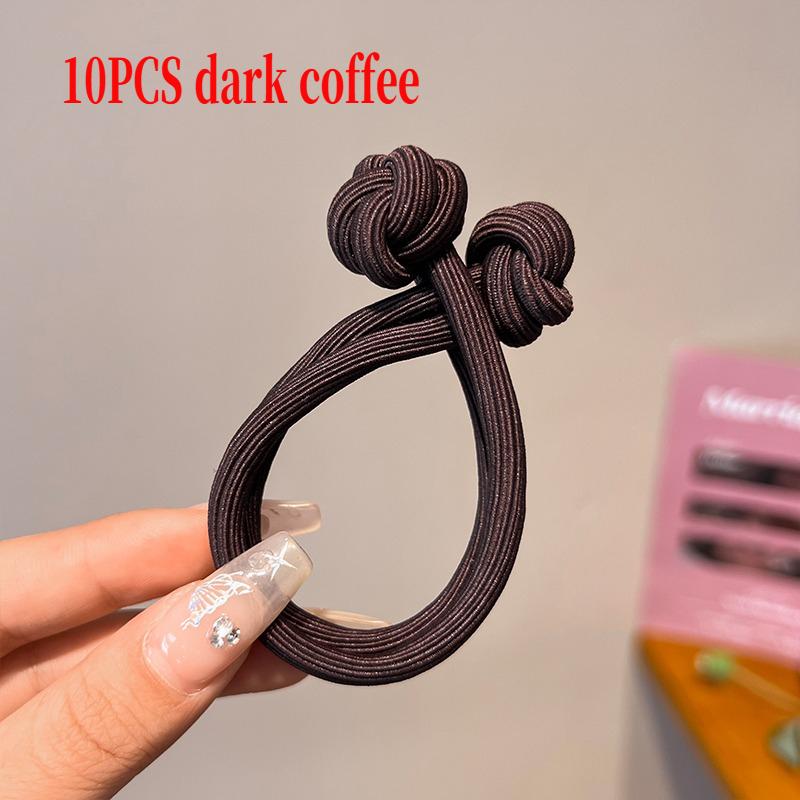 10pcs/Pack High Elastic Candy Color Hair Ties,Ponytail Holder,Hair Accessories for Women,Hair Elastic,Hair Rope Ponytail Holders