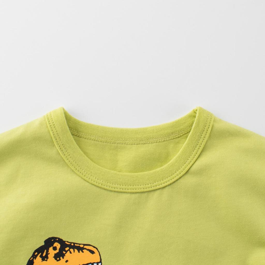 27kids Boys' Cartoon Dinosaur Short-Sleeve T-shirt - Baby Clothes, Summer Collection