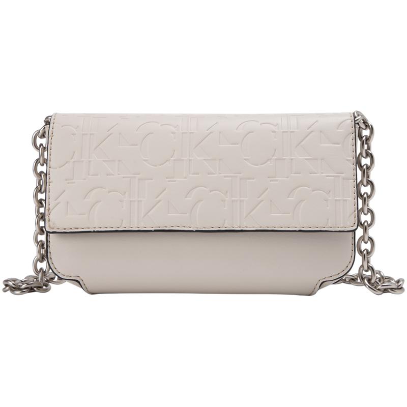 New CALVIN KLEIN Synthetic Material Cell Phone Pouch Shoulder Bag Medium Size Women's Black DP1610