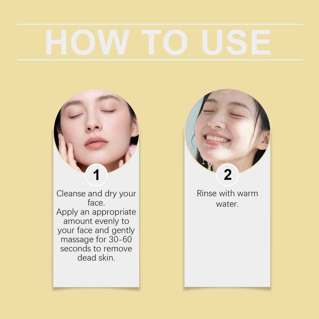 Korean Rice Exfoliating Ampoule Essence Rice Plant Extract Mild Dead Skin Removing Facial Smooth Essence Water Skincare Product