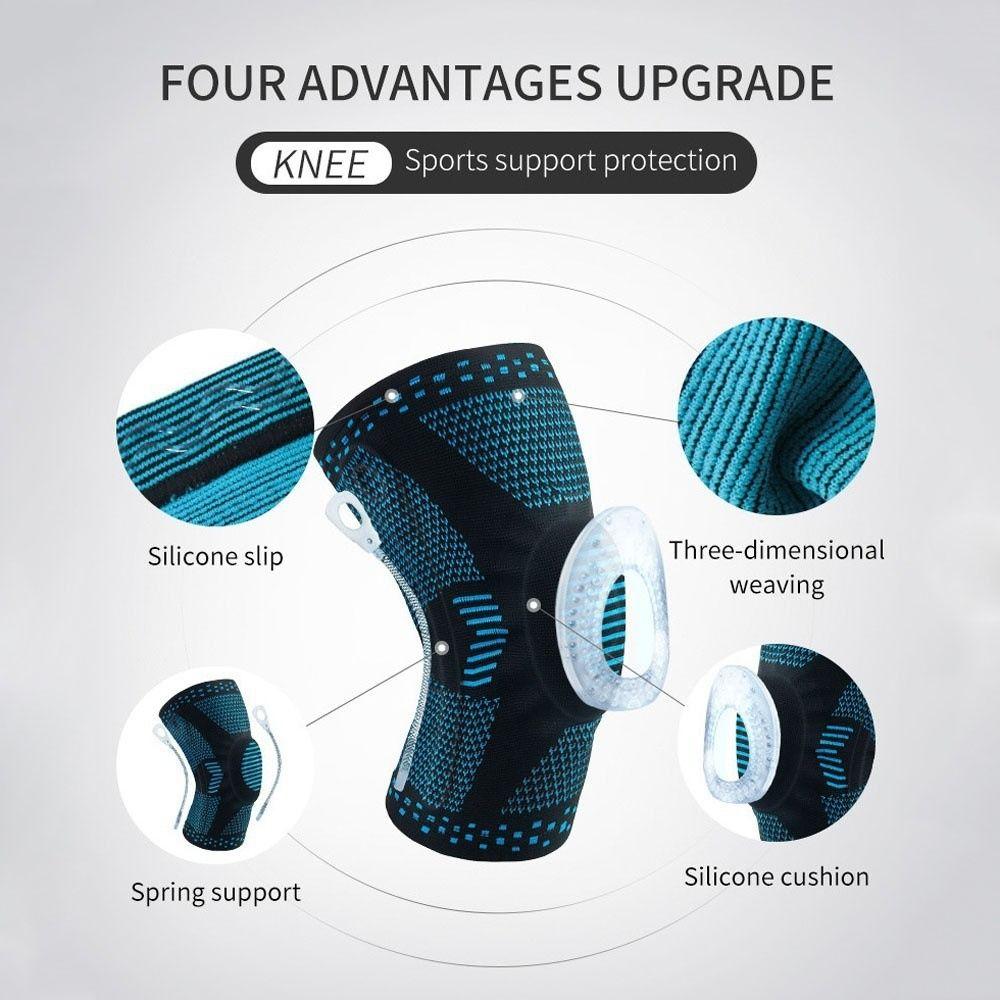 Breathable Knee Patella Protector Anti-Slip Grip Knee Brace Professional Knee Pad  Joint Support