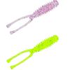 10Pcs/Set 4.2cm Double Tail Soft Lure Bionic Fake Fish Baits Fishing Accessories