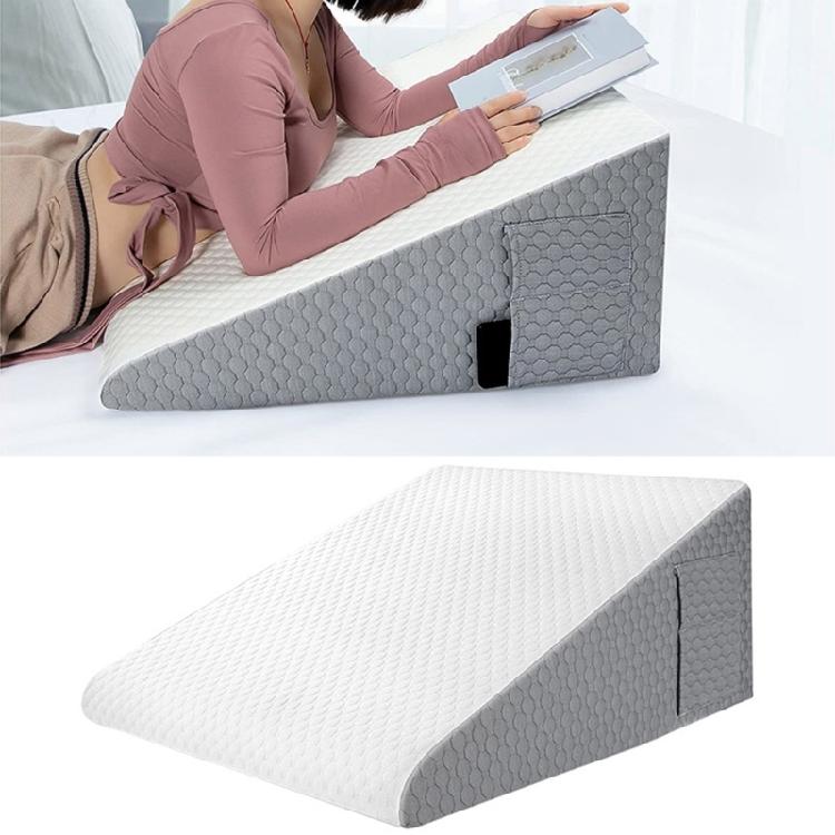 Therapeutisches Bett Memory-Schaum Keilkissen für Sodbrennen, Schnarchhilfe und Linderung von Rückenschmerzen Bessere Schlafpolster