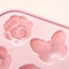 12-Cavity Silicone for Chocolate and , Food Grade, Easy Release Flower Butterfly Shapes