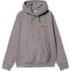 Carhartt WIP FW24 Fullscreen Hooded American Script Sweatshirt Loose Fit Kangaroo Pocket Long Sleeve Casual Hoodie Unisex Sweatshirt I028279-2LR-XX
