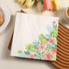 20pcs/pack Flower Paper Napkins Cocktail Wedding Birthday Party Decoration 2-Ply Square Dinner Napkin