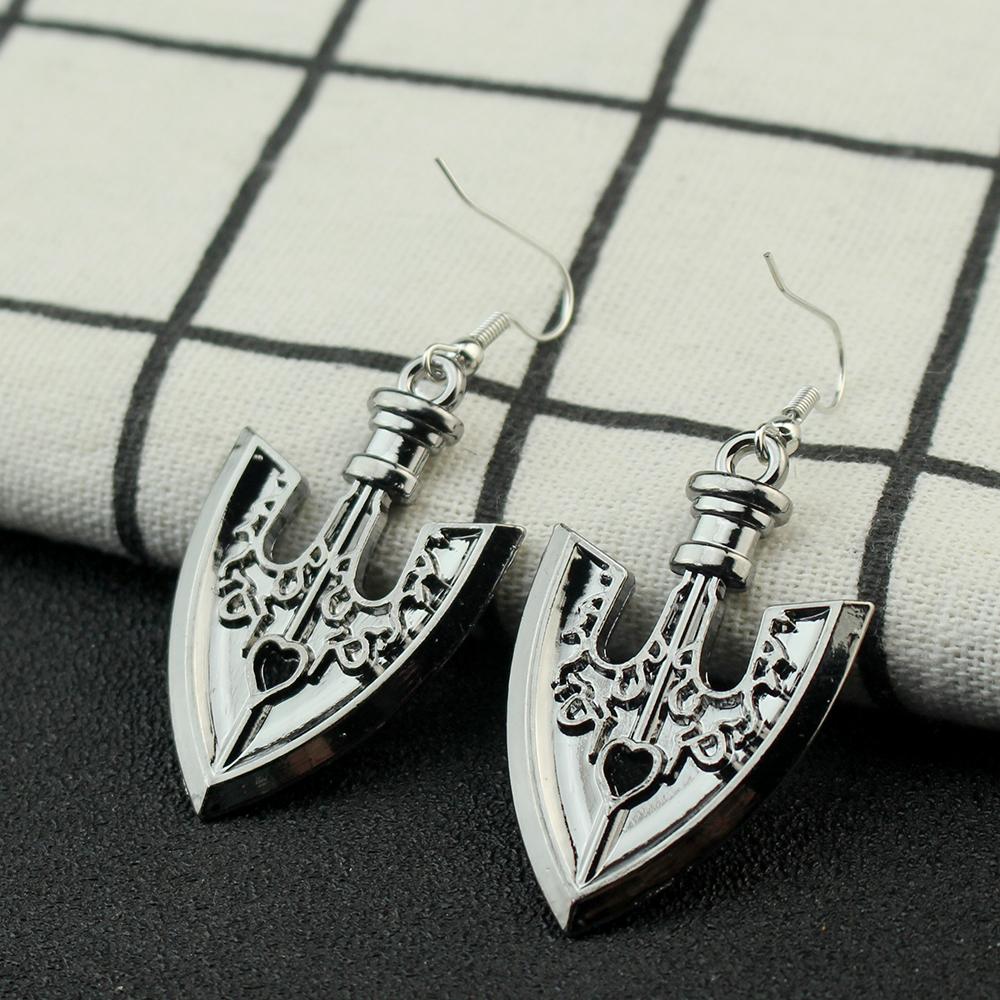Anime JOJOS BIZARRE ADVENTURE Earring Drop Dangle Earring For Women Trendy Unisex Cosplay Props Jewelry Gifts