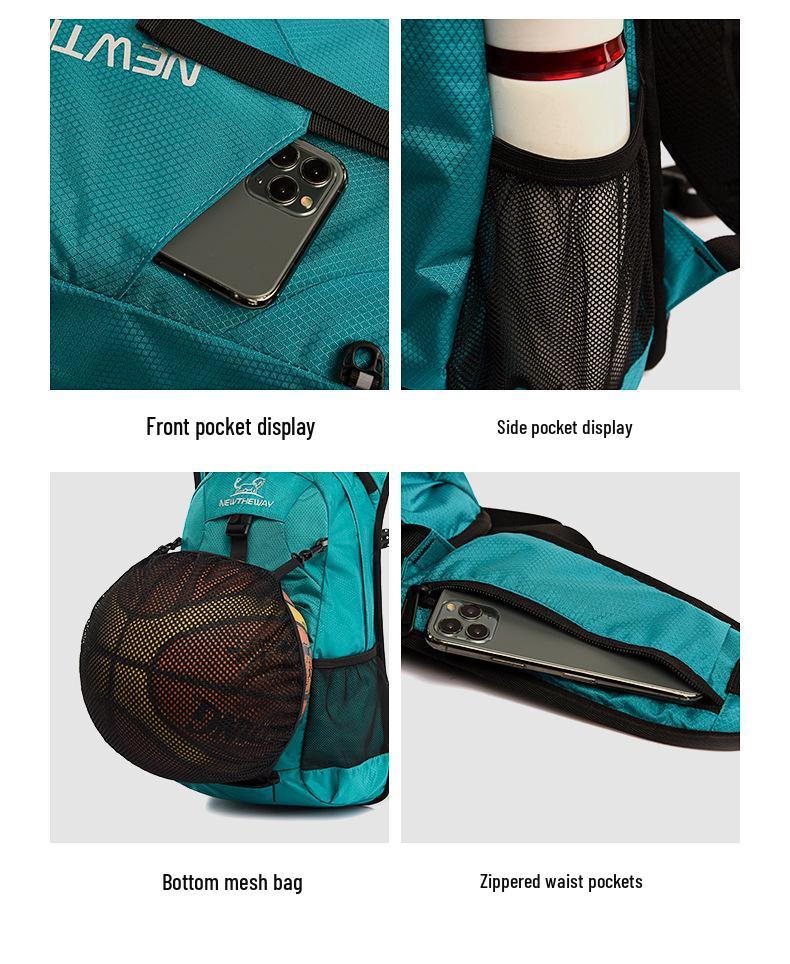 Unisex Large Capacity Outdoor Cycling Backpack - Scratch & Wear Resistant, Breathable Travel Bag.