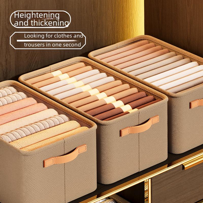 Cationic Folding Wardrobe Drawer: Rectangular Layered Clothes & Pants Storage Box