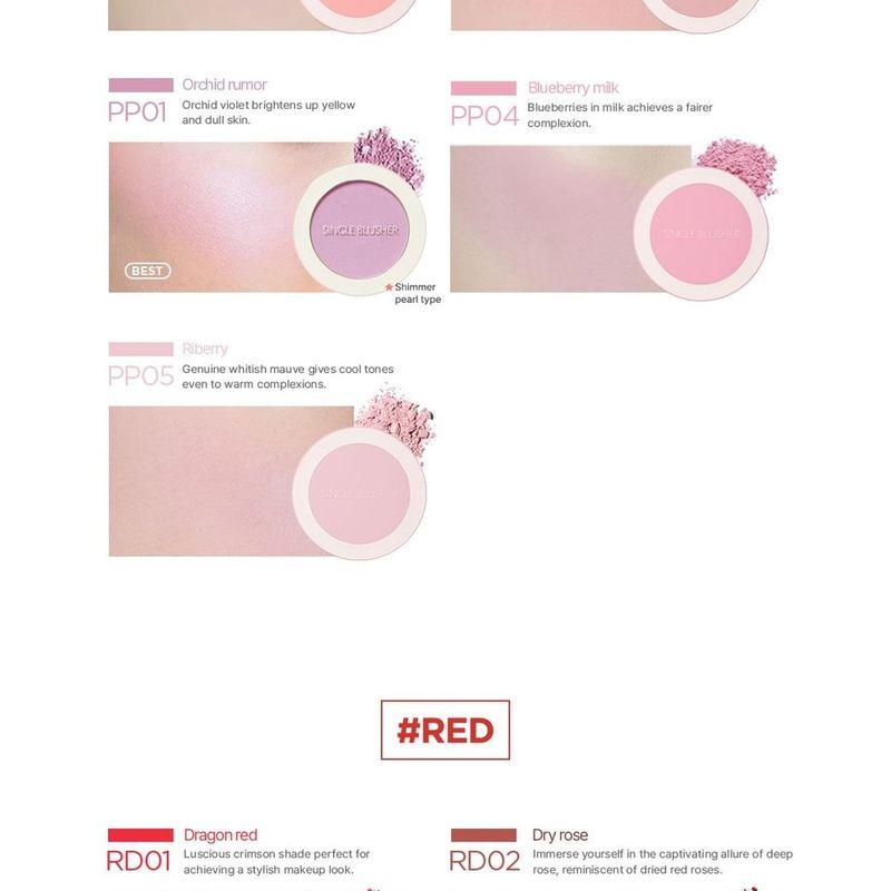 The Saem Saemmul Single Blusher - 22 Colors