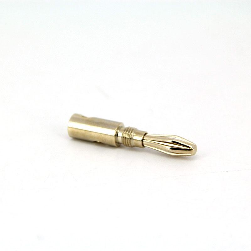 Hochwertige Audio Lautsprecher Schraube 4mm Banane Vergoldet Kupfer Stecker Verbinder Buchse Lautsprecher Verstärker Kabel Stecker Stapelbar