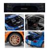 1/24 Ford Mustang Shelby GT500 Alloy Muscle Car Model Sound and Light Pull Back Children's Toy Collectibles Birthday Gift