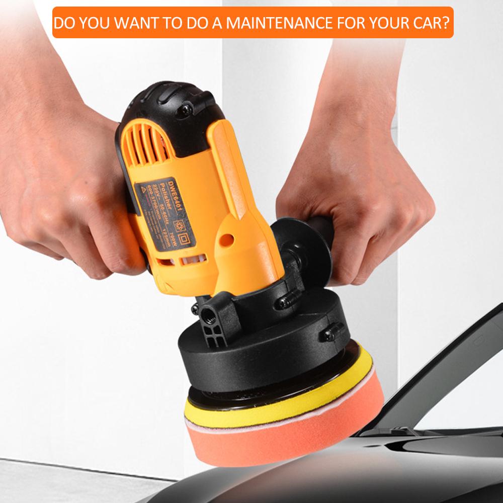 Machine de polissage et de glaçage de voiture à vitesse réglable de 700 W, polisseuse électrique pour métal et meubles