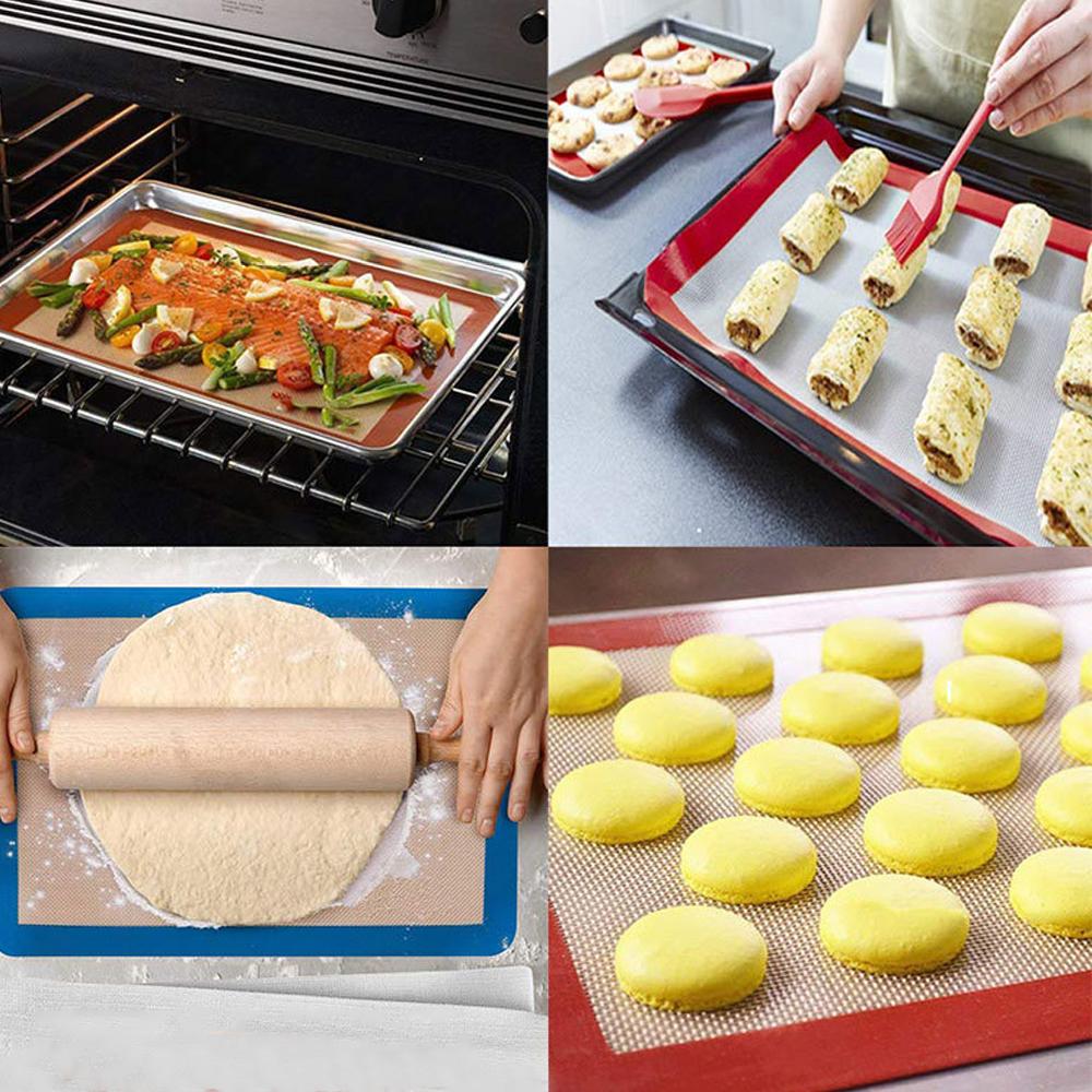 Silicone Cake Tray Liners Pads Oven Sheet Liner Bakeware Mat Non Stick Baking Mat