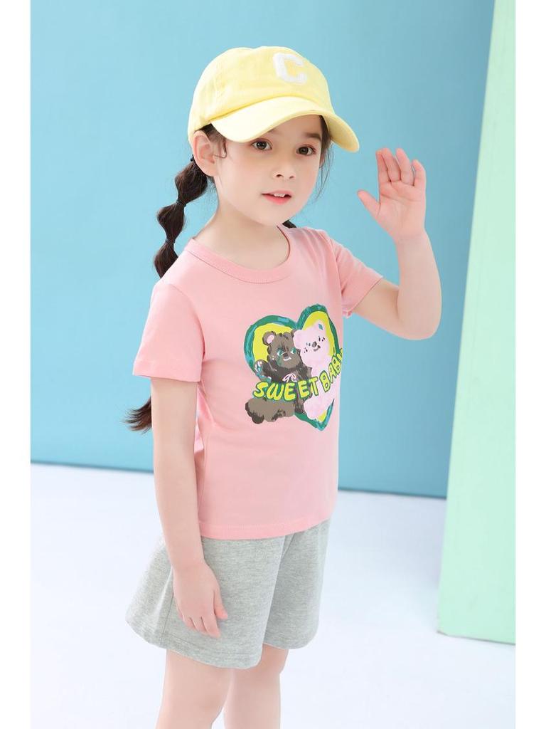 27home Korean Style Girls' Summer Sports Shorts 2024